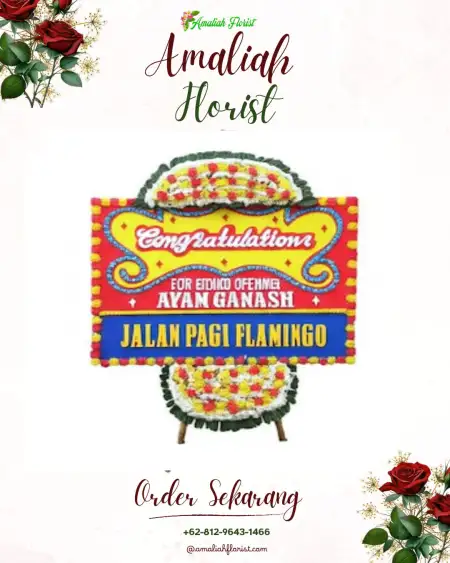 Sewa Papan Bunga Medan Amplas